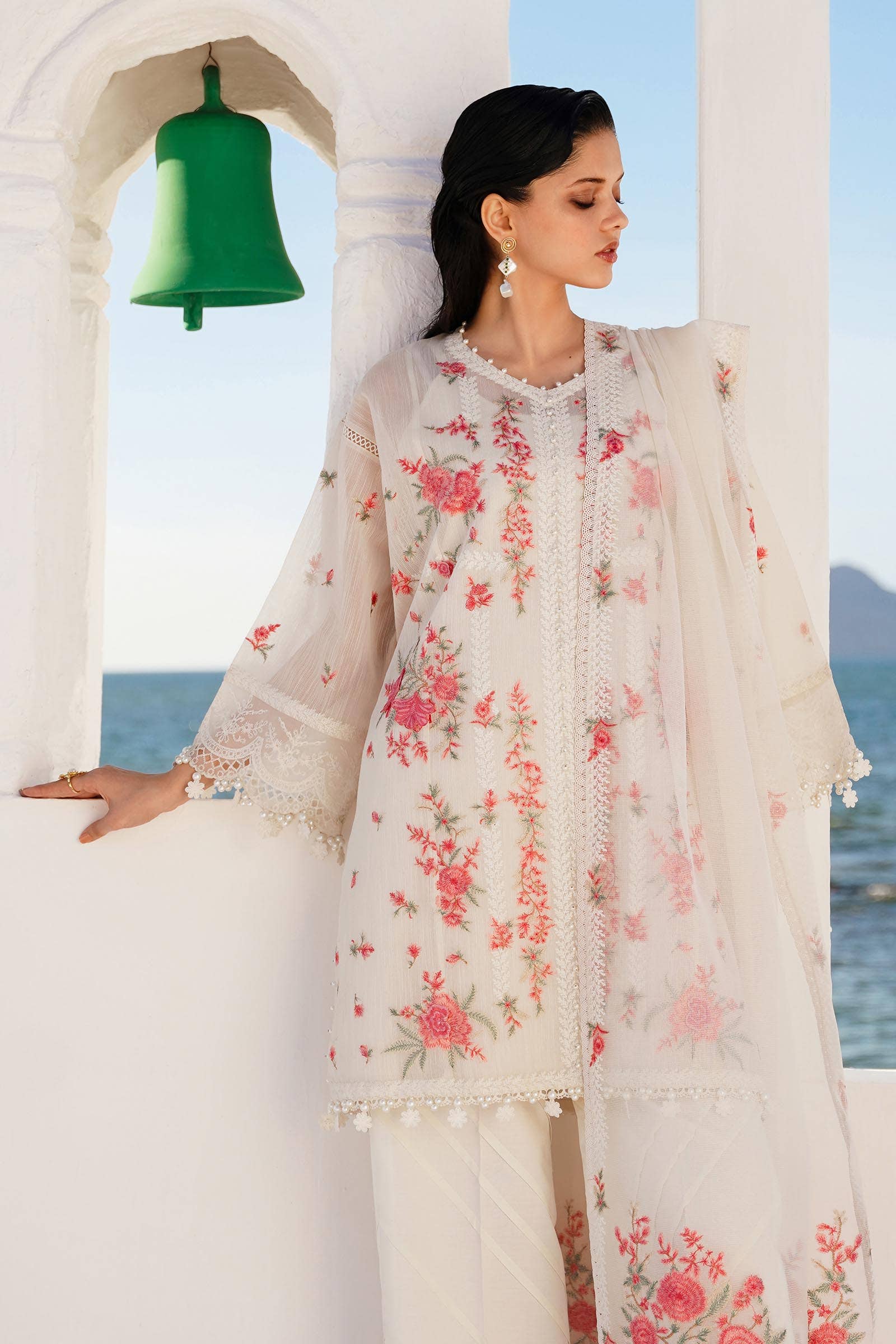 Sana Safinaz | Muzlin Spring 24 | M241-001A-CX - House Of Anaya