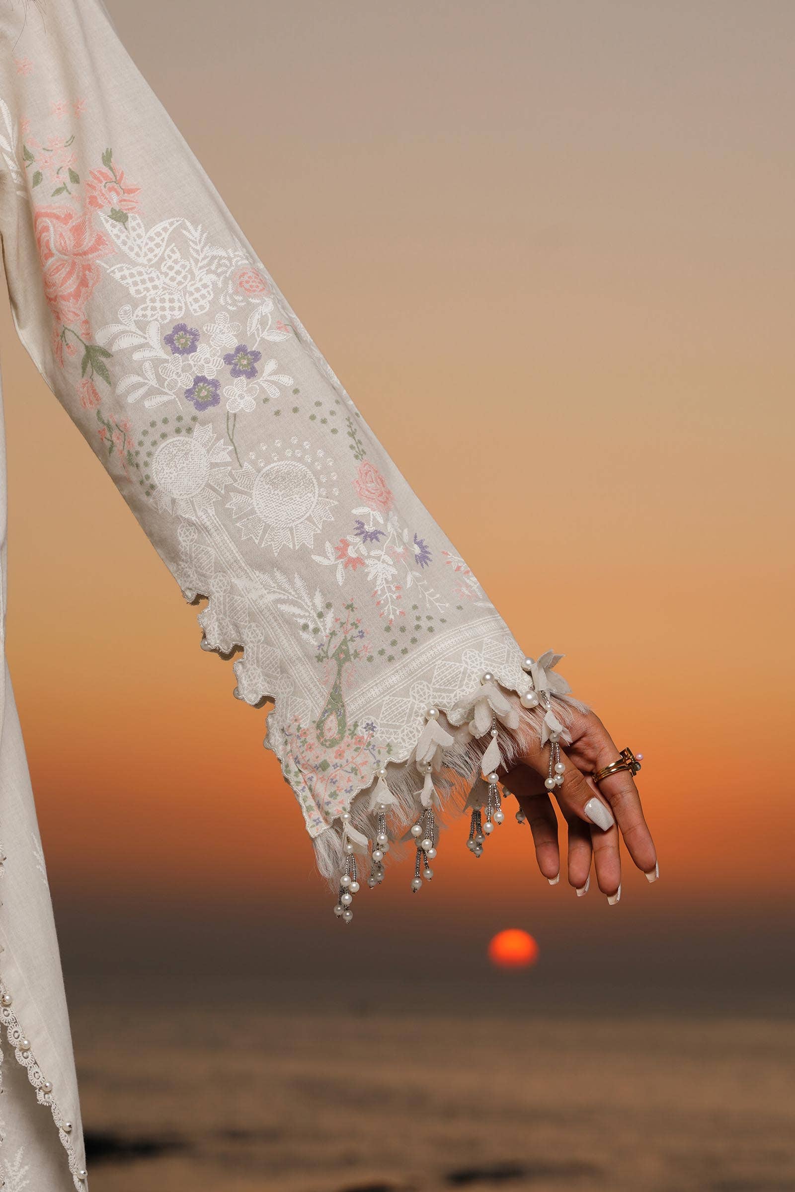 Sana Safinaz | Muzlin Spring 24 | M241-009A-DF - House Of Anaya