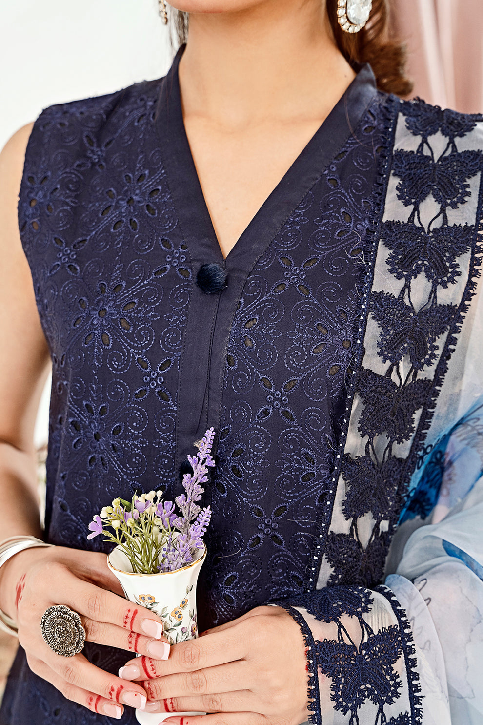 Neeshay | Zoella Lawn Collection | Elara - House Of Anaya
