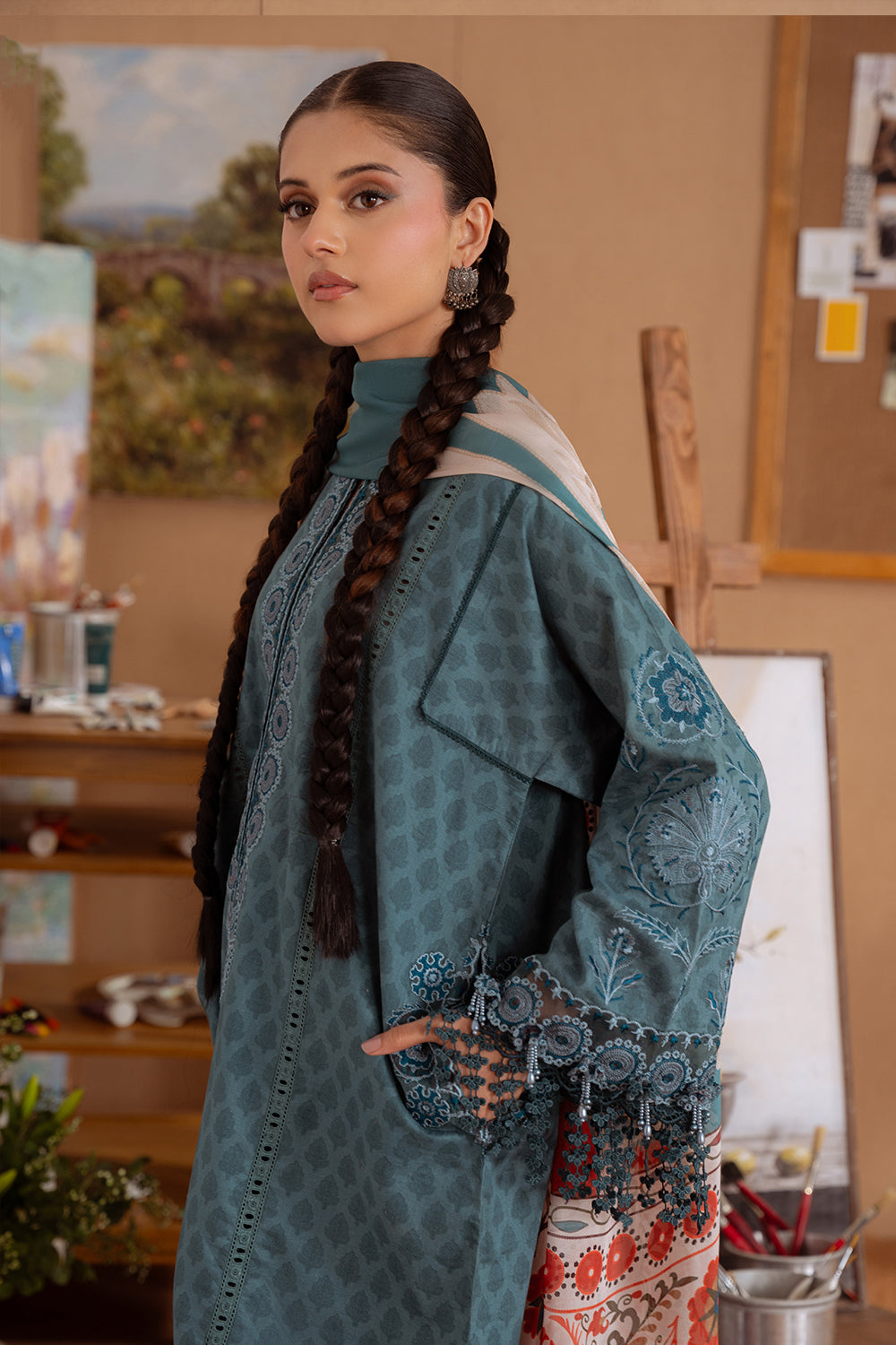 Saira Rizwan | Laanem Summer Lawn 25 | SEREN-B-SRL25-08