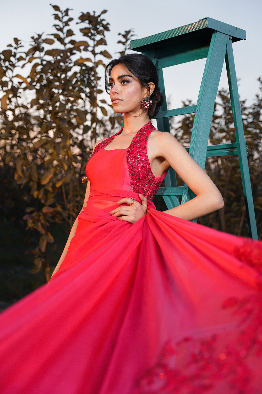 Nilofer Shahid | Verve Summer 24 | Radiant Rebel (Saree) - House of Zarish