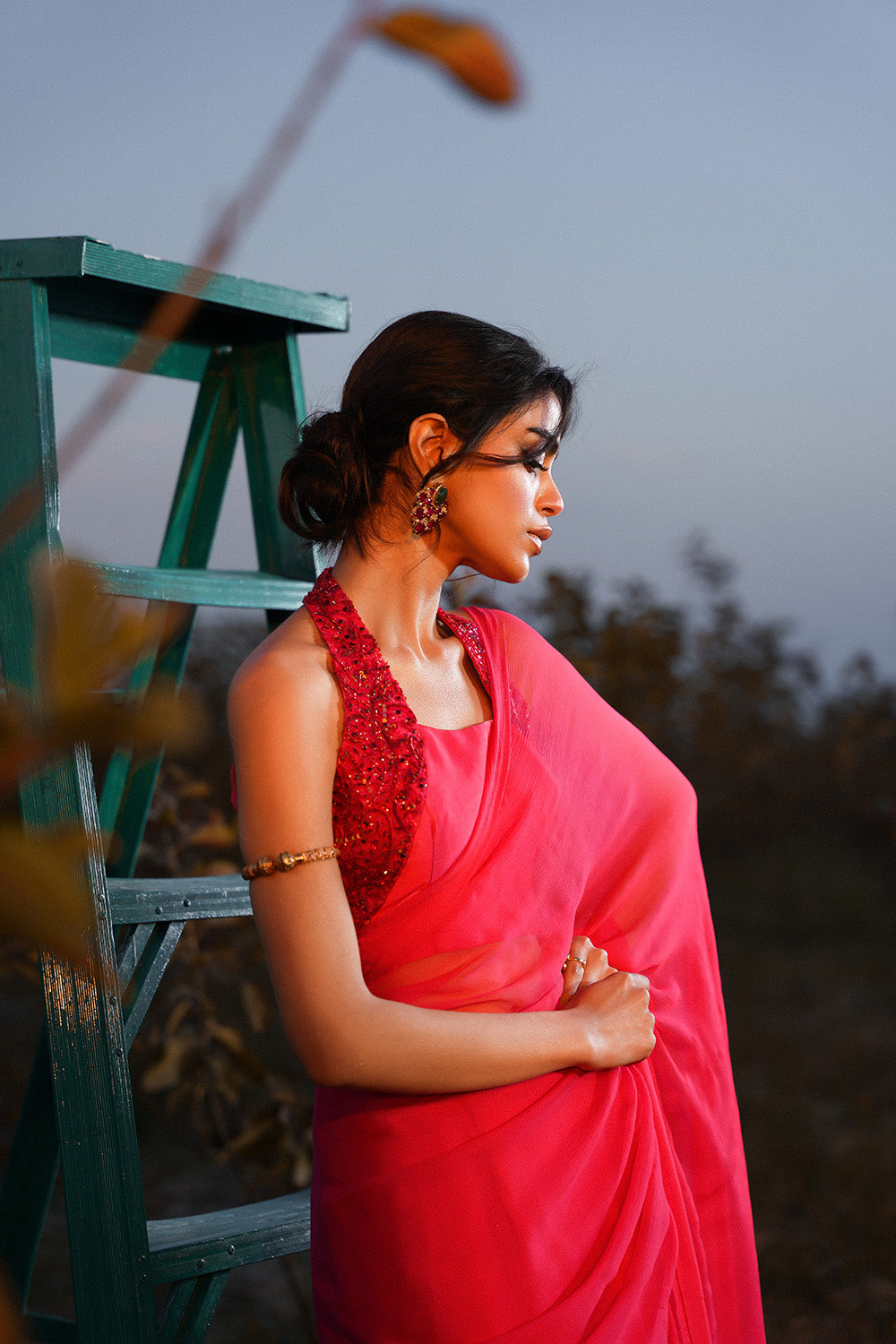 Nilofer Shahid | Verve Summer 24 | Radiant Rebel (Saree) - House of Zarish