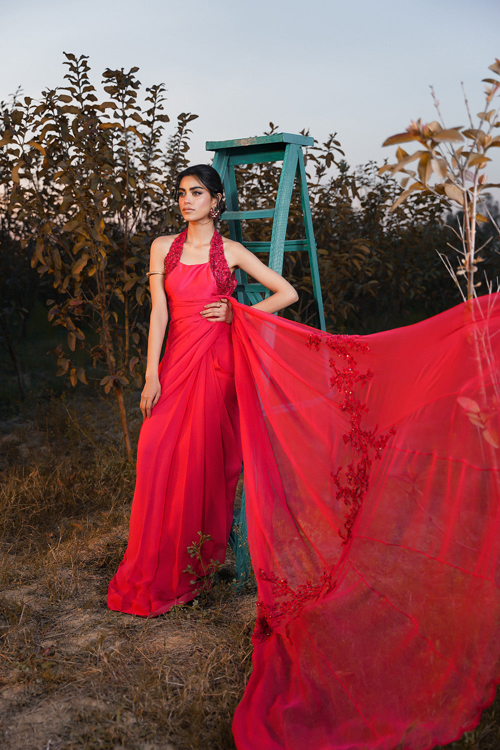 Nilofer Shahid | Verve Summer 24 | Radiant Rebel (Saree) - House of Zarish