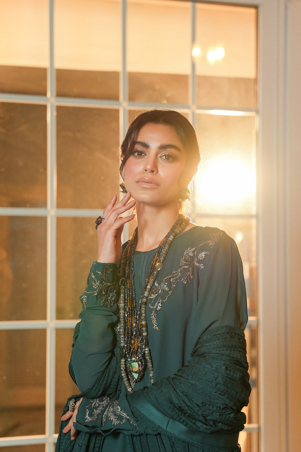 Nilofer Shahid | Verve Summer 24 | Sassy Spirit (3pc)  Verve SS 24 - House of Zarish