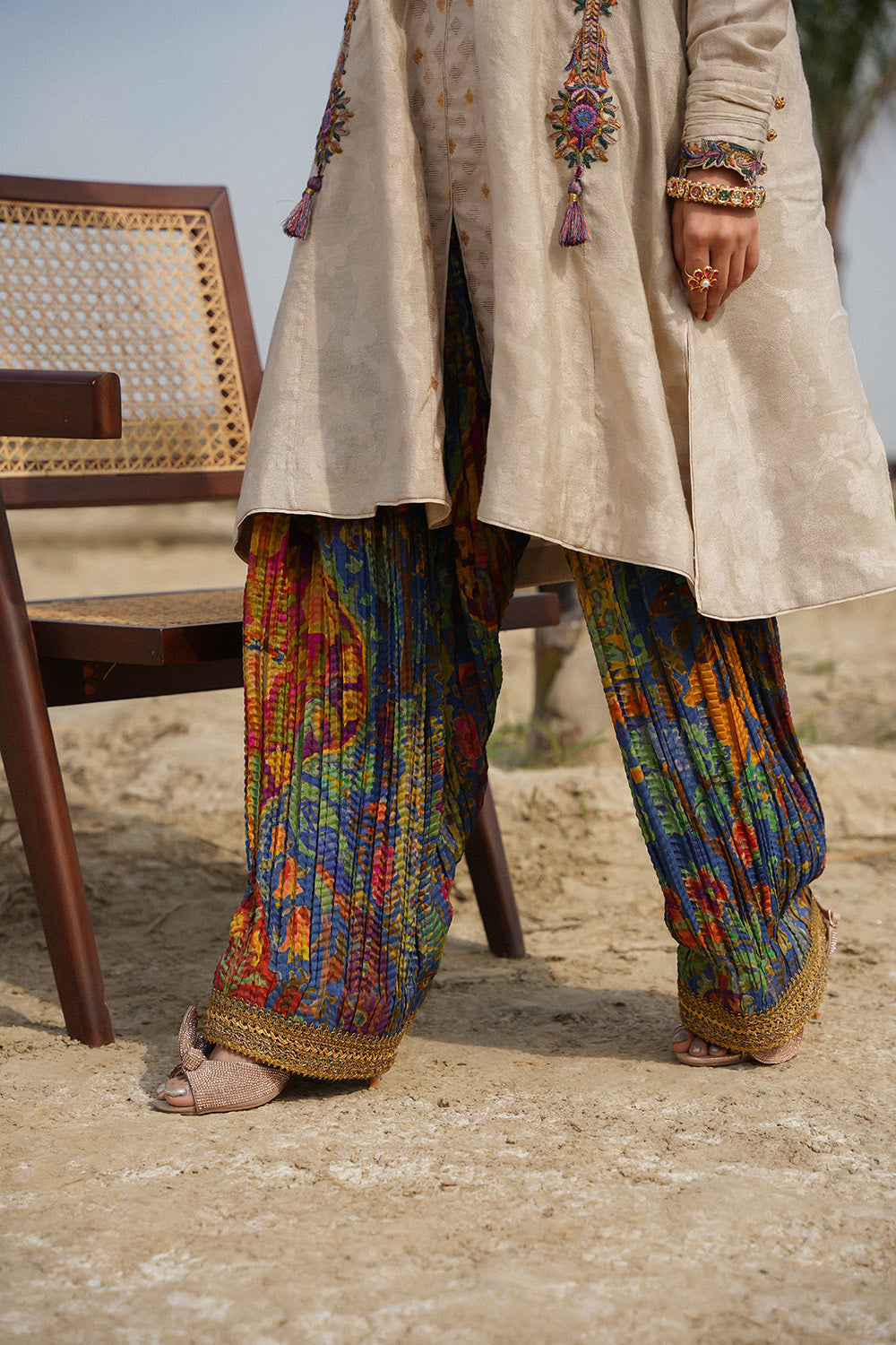 Nilofer Shahid | Verve Summer 24 | Verena (3pc)  Verve SS 24 - House of Zarish