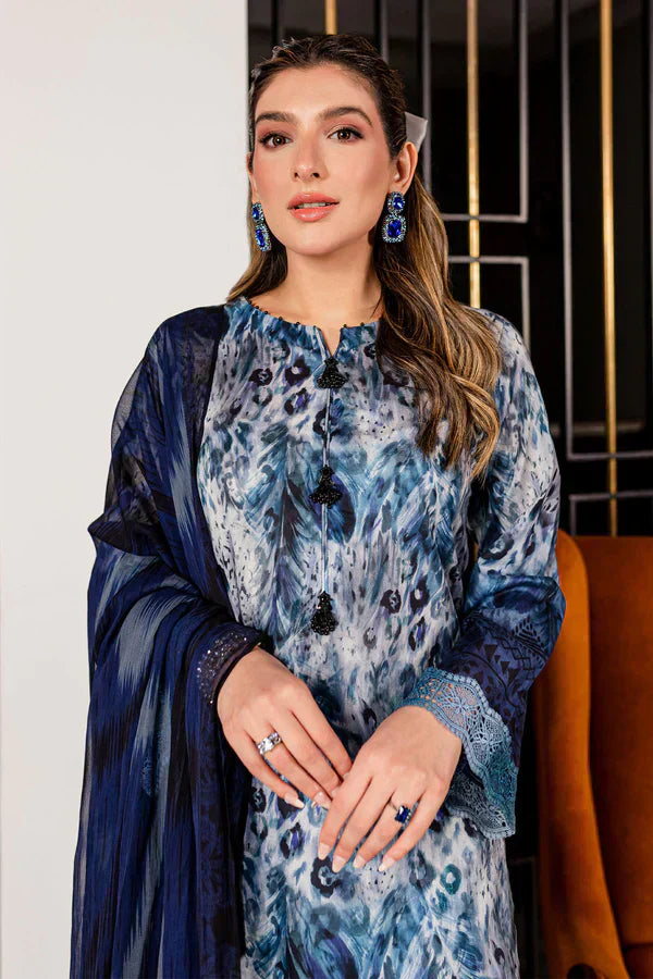 Nureh | Printed Lawn 24 | SP-94 - House Of Anaya