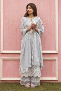 Cross Stitch | Premium Lawn 25 | Black FROST - House Of Anaya