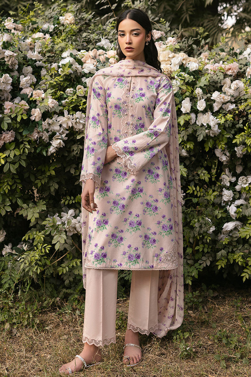 Cross Stitch | Premium Lawn 25 | ROSY AFFAIR - House Of Zarish