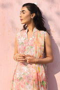 Cross Stitch | Premium Lawn 25 | ALMOND PINK - House Of Anaya