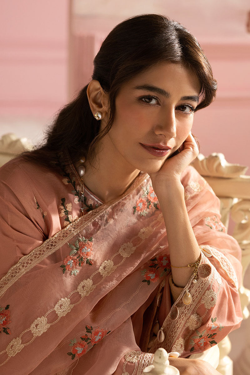 Cross Stitch | Premium Lawn 25 | ROSE QUARTZ - House Of Anaya