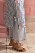 Cross Stitch | Premium Lawn 25 | AQUA ICE - House Of Zarish