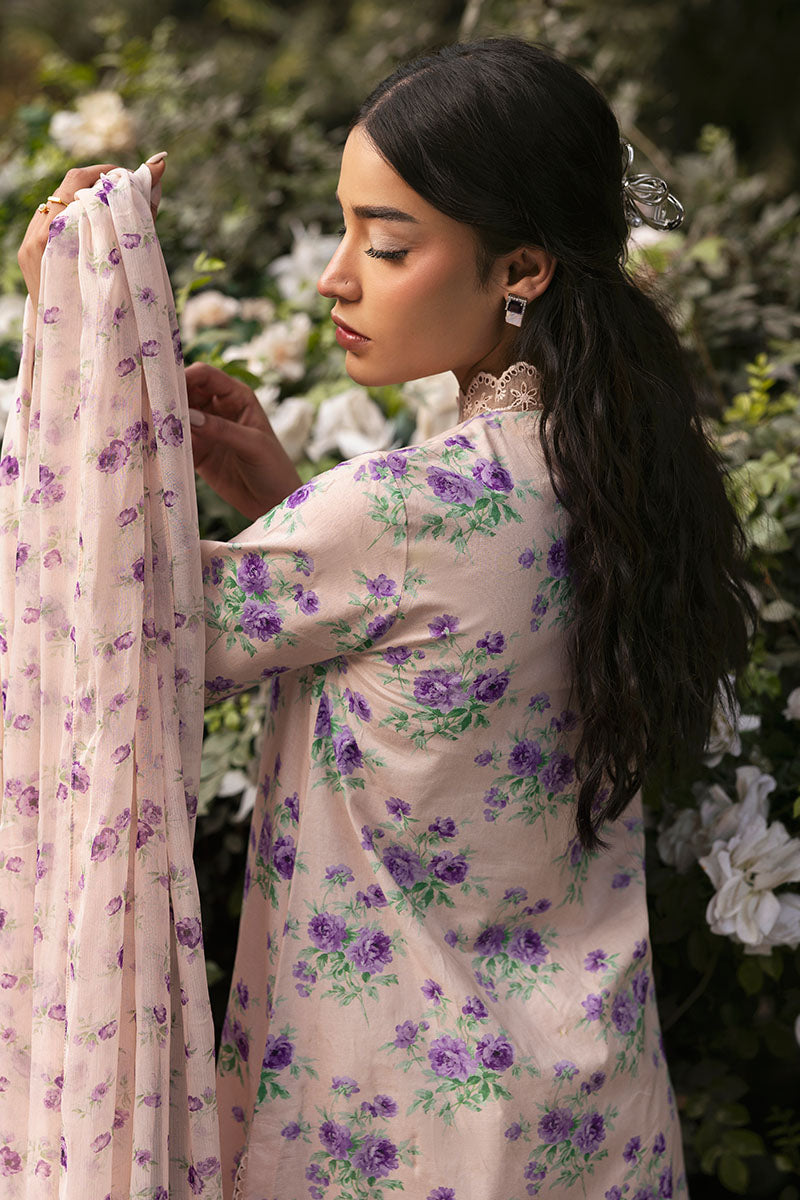 Cross Stitch | Premium Lawn 25 | ROSY AFFAIR - House Of Zarish