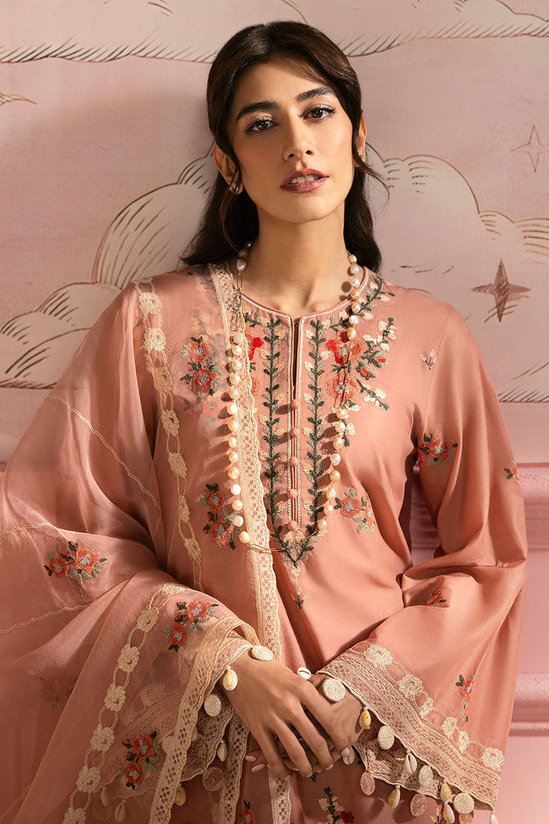 Cross Stitch | Premium Lawn 25 | ROSE QUARTZ - House Of Anaya