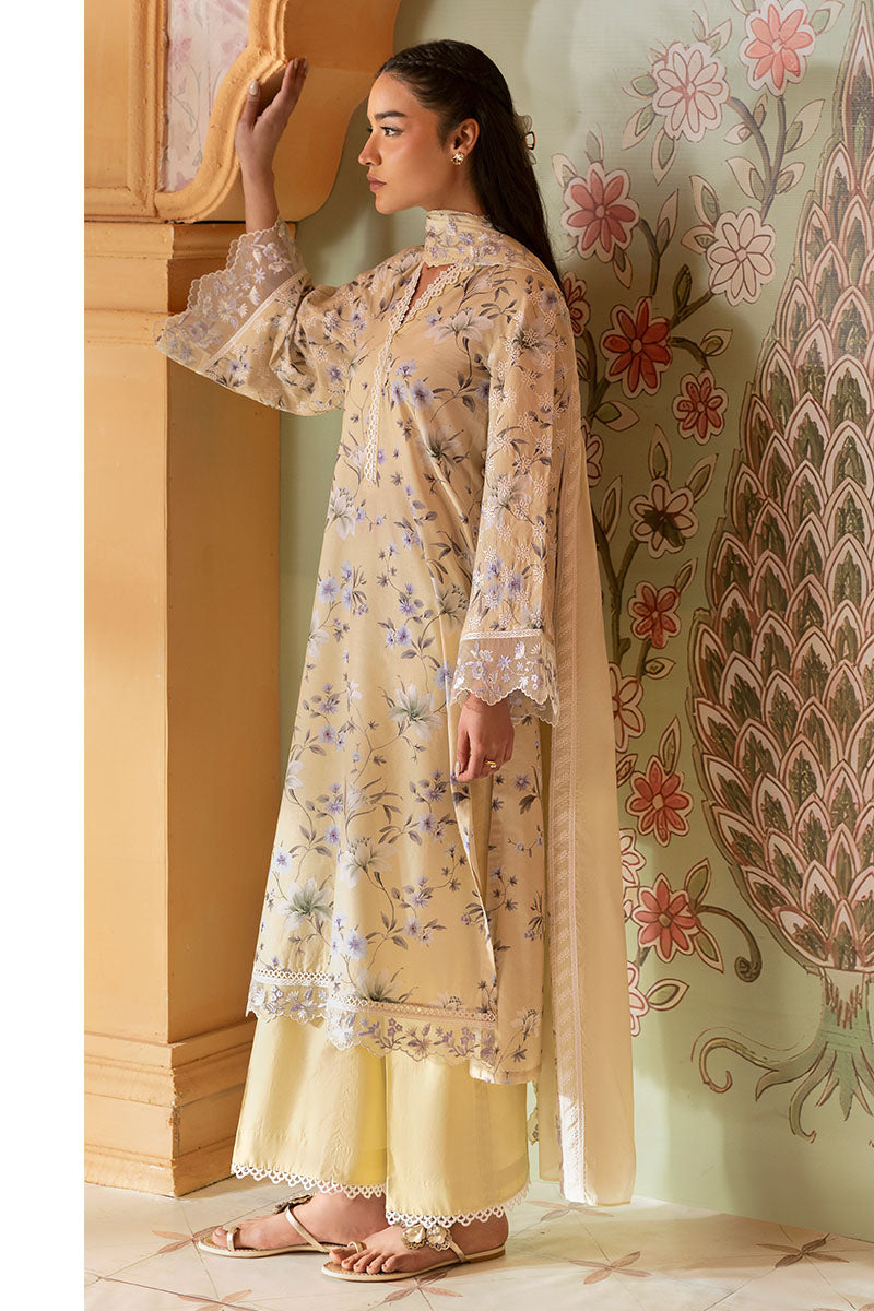 Cross Stitch | Premium Lawn 25 | OLIVE MUSE - House Of Anaya