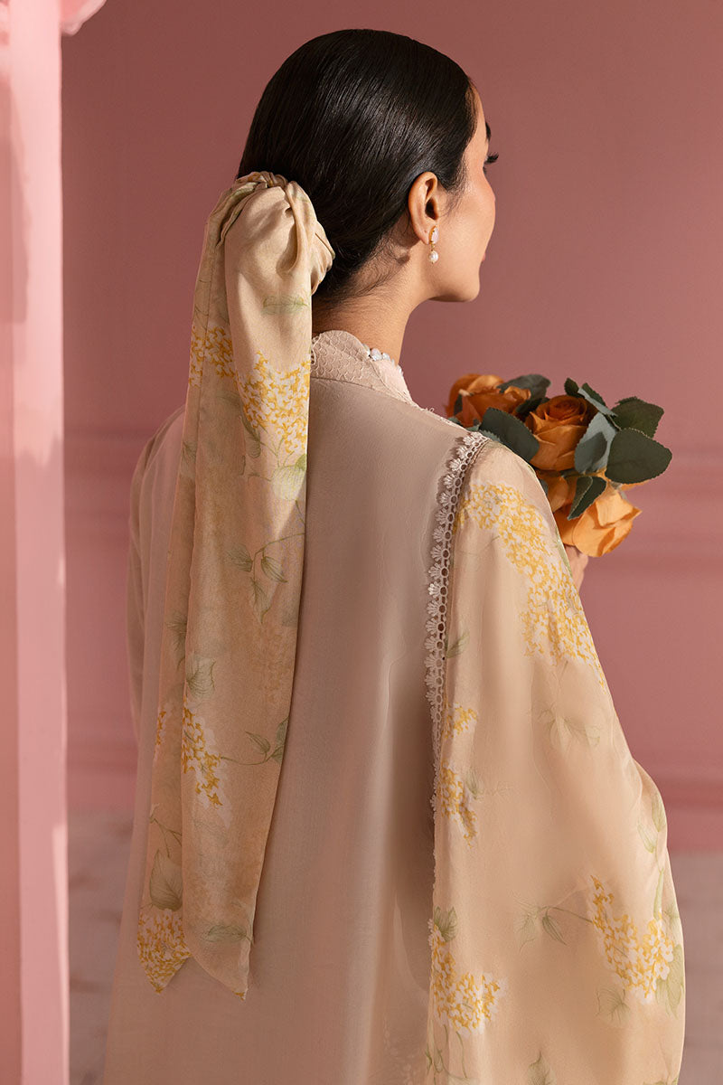 Cross Stitch | Premium Lawn 25 | PEACH PARFAIT - House Of Zarish