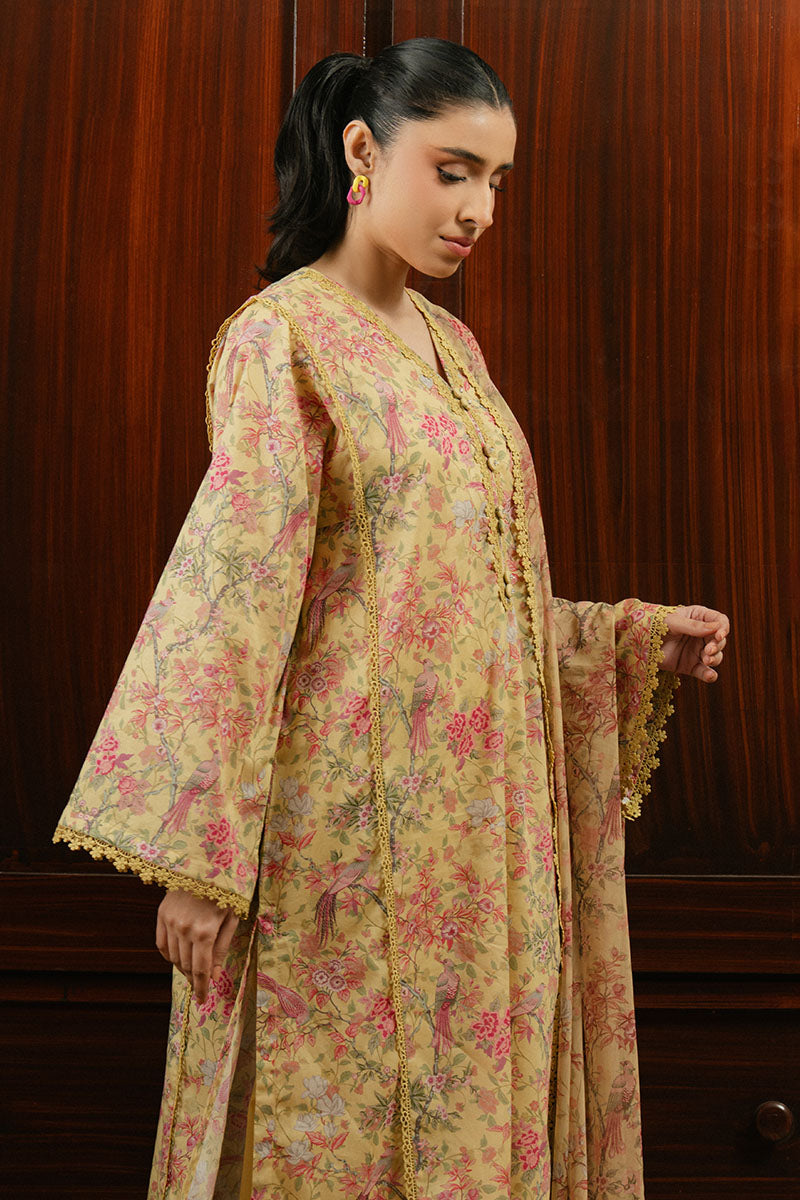 Cross Stitch | Daily Wear 25 | VERDANT GLOOM-3 PC - House Of Anaya