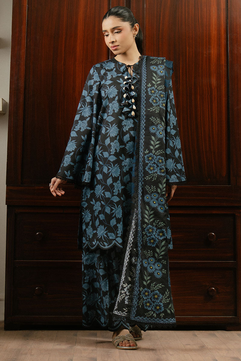 Cross Stitch | Daily Wear 25 | BLUE WAVE-3 PC - House Of Anaya