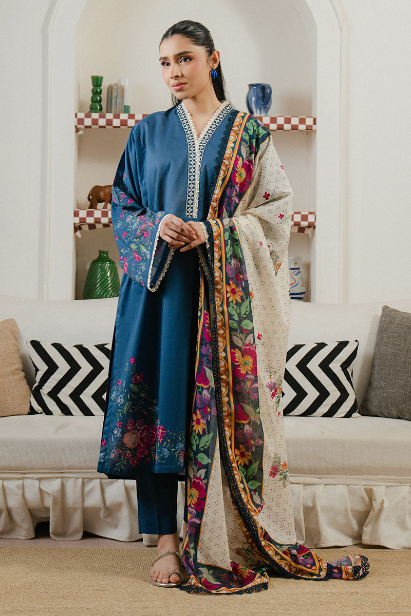 Cross Stitch | Daily Wear 25 | MIDNIGHT TIDE-3 - House Of Anaya