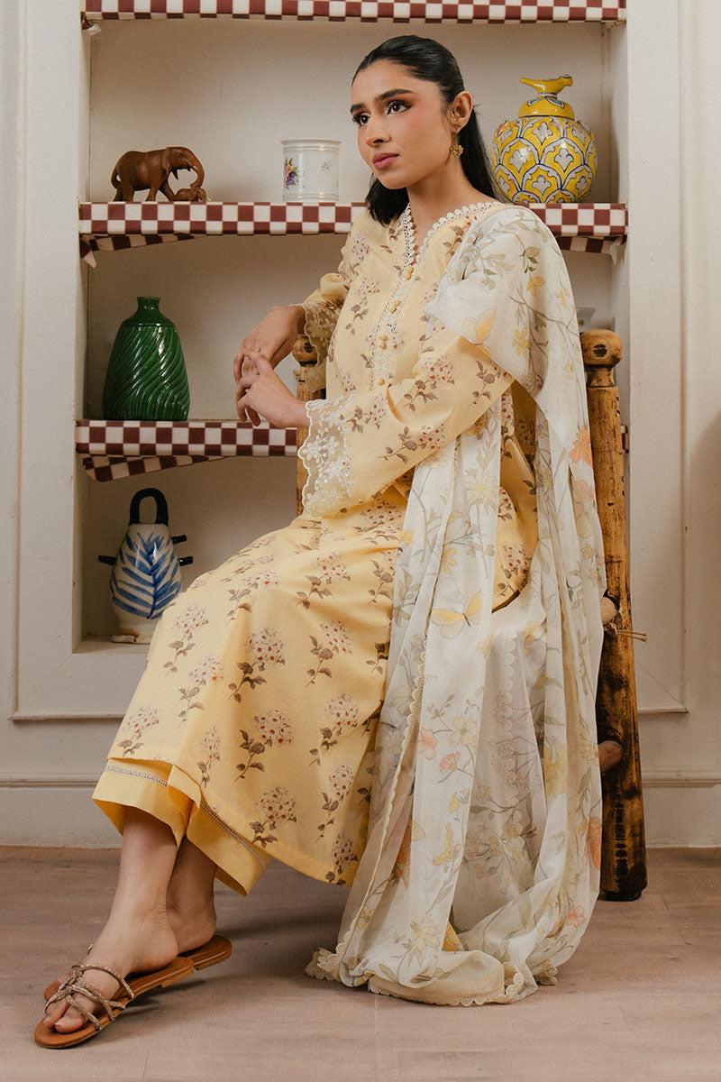 Cross Stitch | Daily Wear 25 | ORCHID IMPRESSION-3 PC - House Of Anaya