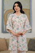 Cross Stitch | Daily Wear 25 | WHITE ORNATE-2 PC - House Of Anaya