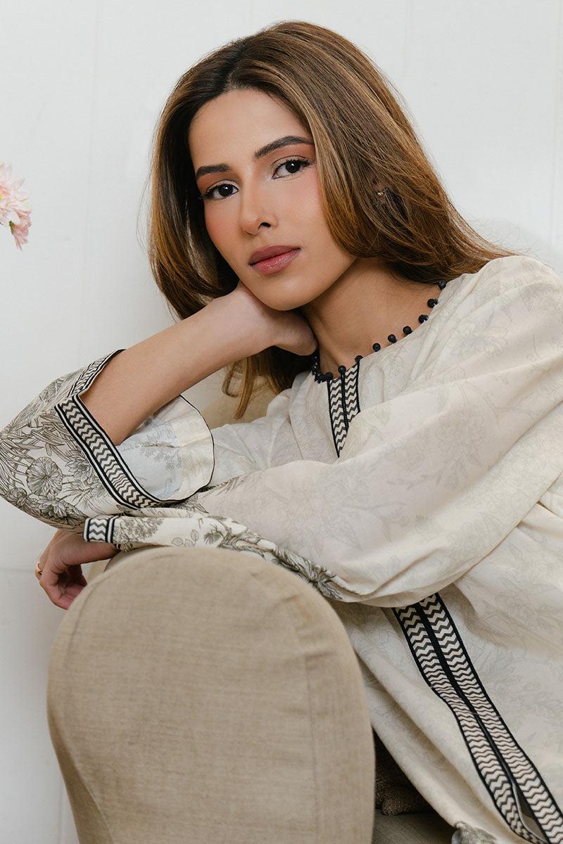 Cross Stitch | Daily Wear 25 | BISQUE TALE-2 PC - House Of Anaya