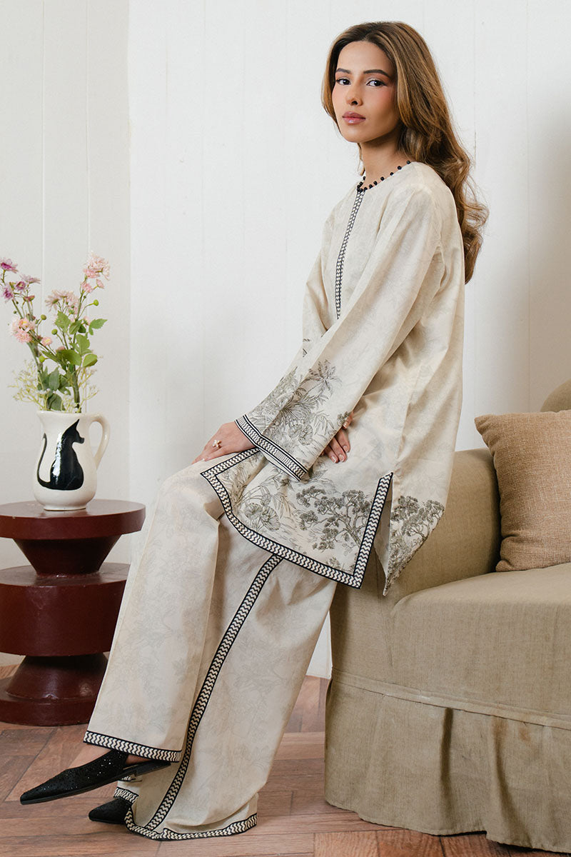 Cross Stitch | Daily Wear 25 | BISQUE TALE-2 PC - House Of Anaya