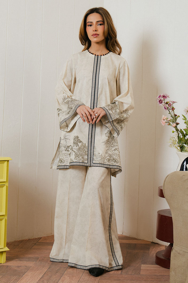Cross Stitch | Daily Wear 25 | BISQUE TALE-2 PC - House Of Anaya