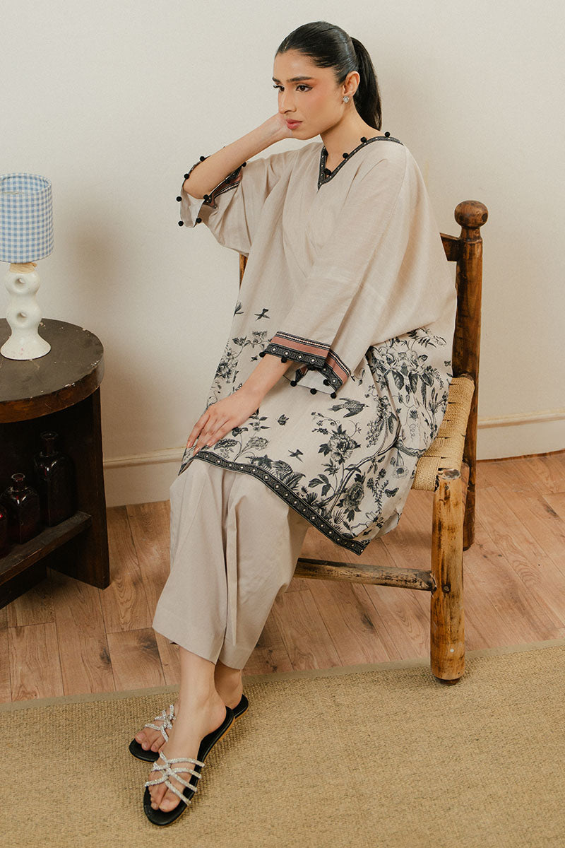 Cross Stitch | Daily Wear 25 | SILVER CLOUD-2 PC - House Of Anaya