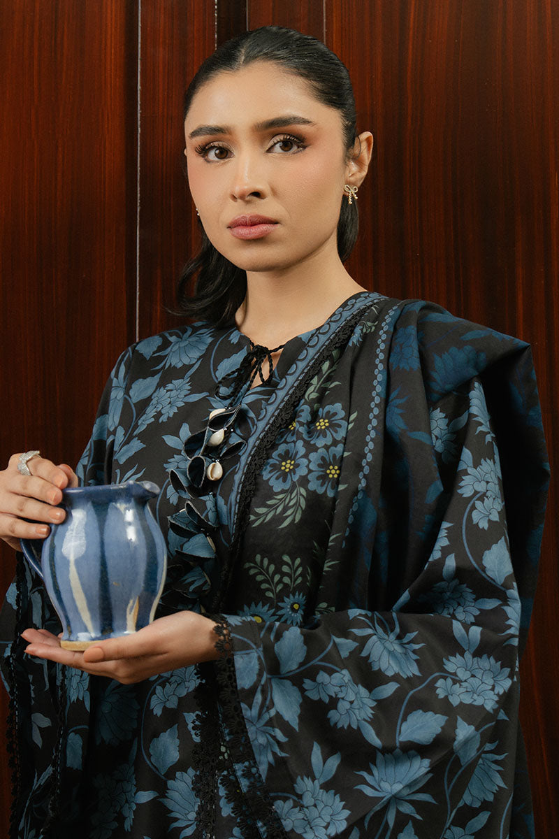 Cross Stitch | Daily Wear 25 | BLUE WAVE-3 PC - House Of Anaya