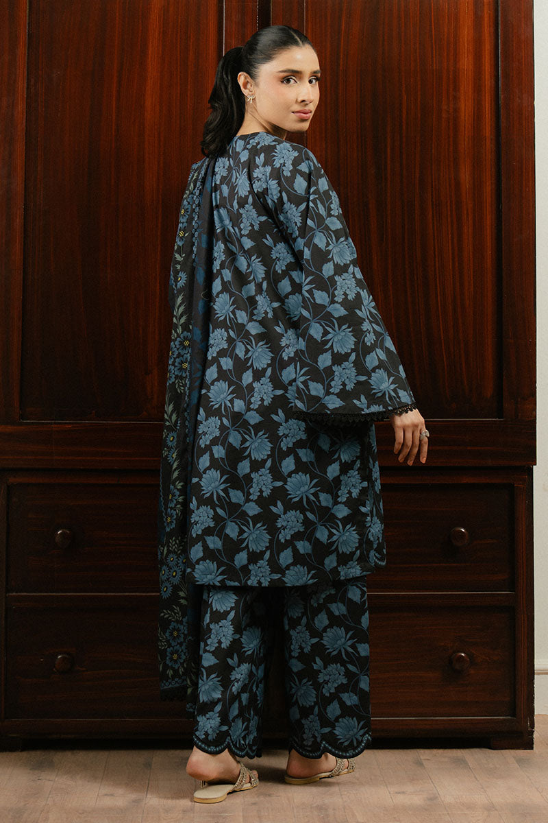 Cross Stitch | Daily Wear 25 | BLUE WAVE-3 PC - House Of Anaya