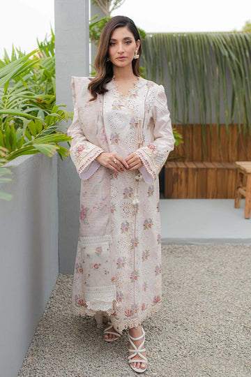 Qalamkar | Q Line Lawn Collection | JK-13 OPALINE - House Of Anaya