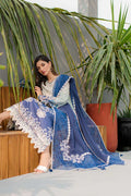 Qalamkar | Q Line Lawn Collection | JK-07 ELZA - House Of Anaya
