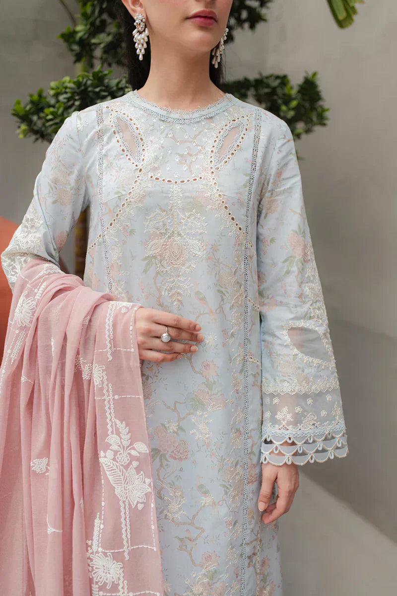 Qalamkar | Q Line Lawn Collection | JK-06 OCTAVIA - House Of Anaya
