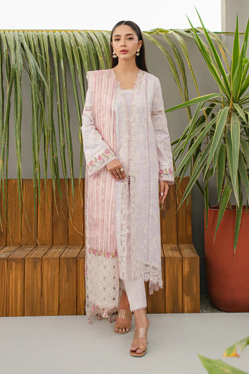 Qalamkar | Q Line Lawn Collection | JK-11 NIEVE - House Of Anaya