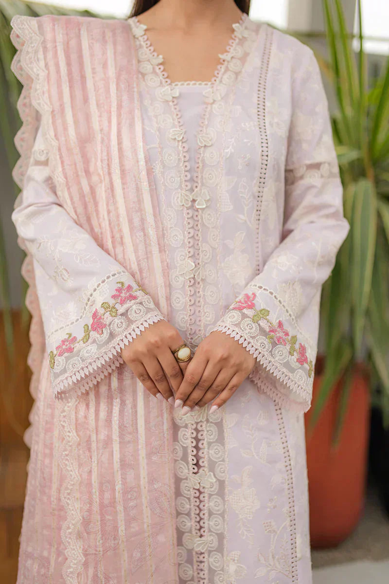 Qalamkar | Q Line Lawn Collection | JK-11 NIEVE - House Of Anaya