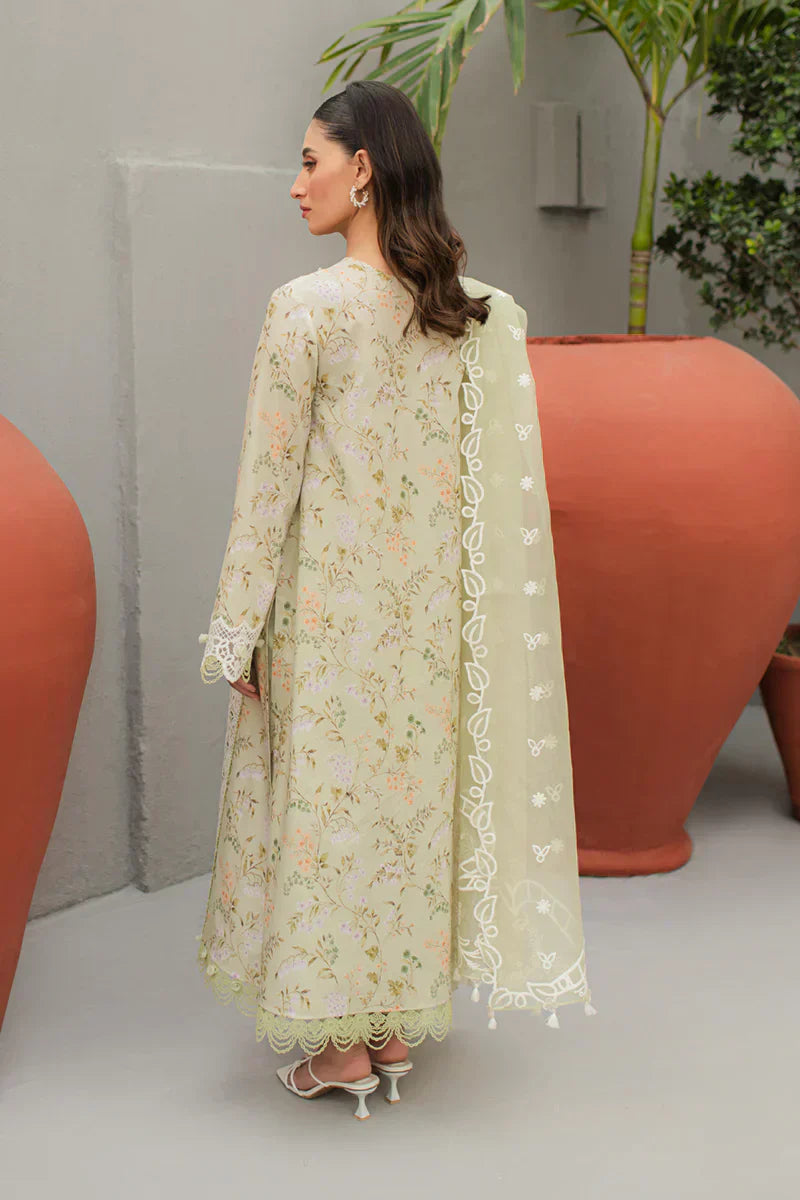 Qalamkar | Q Line Lawn Collection | JK-01 EULALIA - House Of Anaya