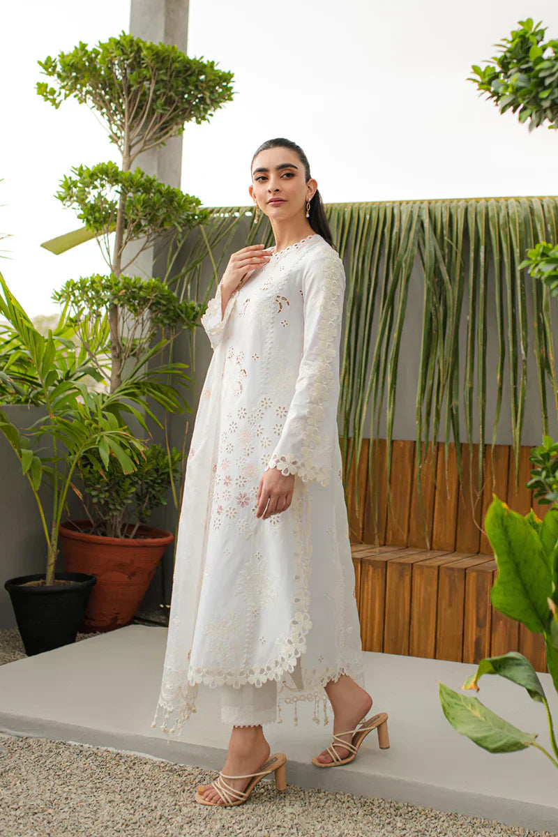 Qalamkar | Q Line Lawn Collection | JK-10 ORLA - House Of Anaya