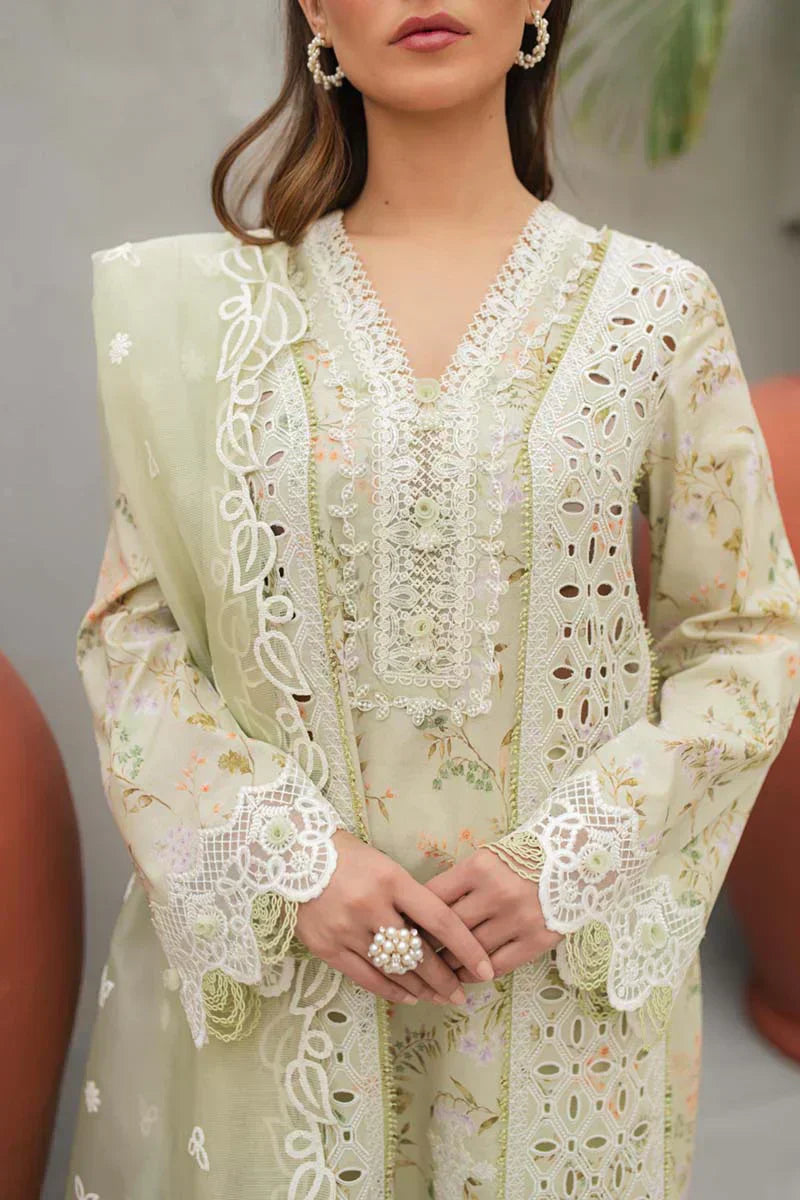 Qalamkar | Q Line Lawn Collection | JK-01 EULALIA - House Of Anaya