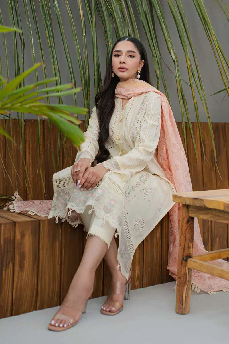 Qalamkar | Q Line Lawn Collection | JK-05 MELIORA - House Of Anaya
