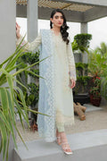 Qalamkar | Q Line Lawn Collection | JK-04 ASTER - House Of Anaya