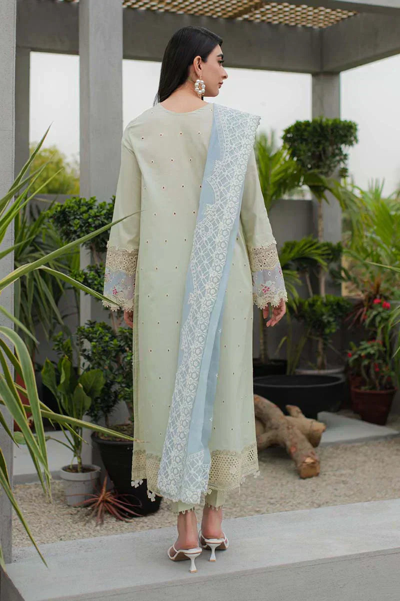 Qalamkar | Q Line Lawn Collection | JK-04 ASTER - House Of Anaya