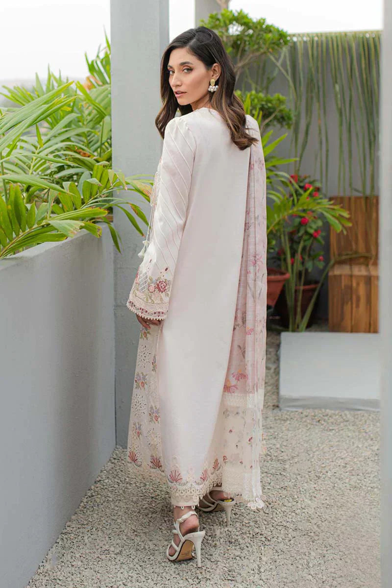 Qalamkar | Q Line Lawn Collection | JK-13 OPALINE - House Of Anaya