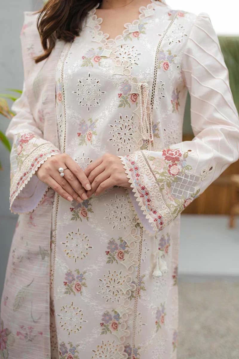 Qalamkar | Q Line Lawn Collection | JK-13 OPALINE - House Of Anaya