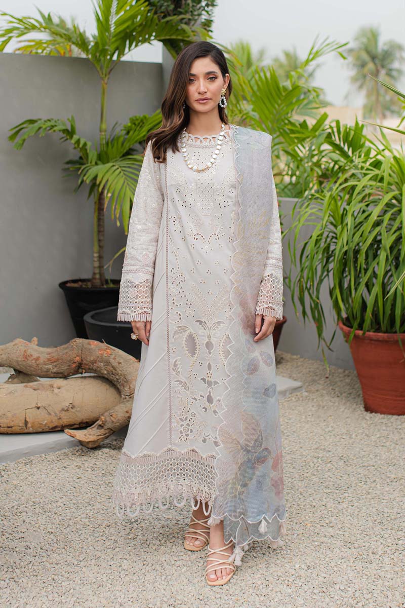Qalamkar | Q Line Lawn Collection | JK-08 AURELIA - House Of Anaya