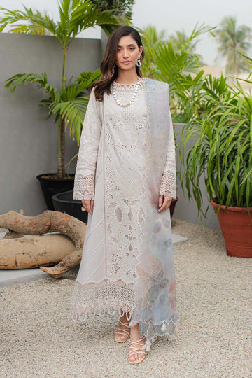 Qalamkar | Q Line Lawn Collection | JK-08 AURELIA - House Of Anaya