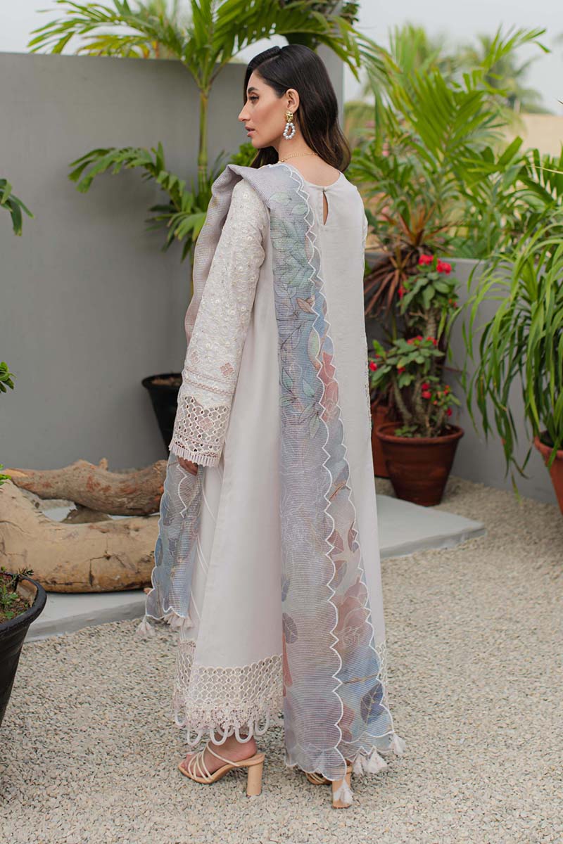 Qalamkar | Q Line Lawn Collection | JK-08 AURELIA - House Of Anaya
