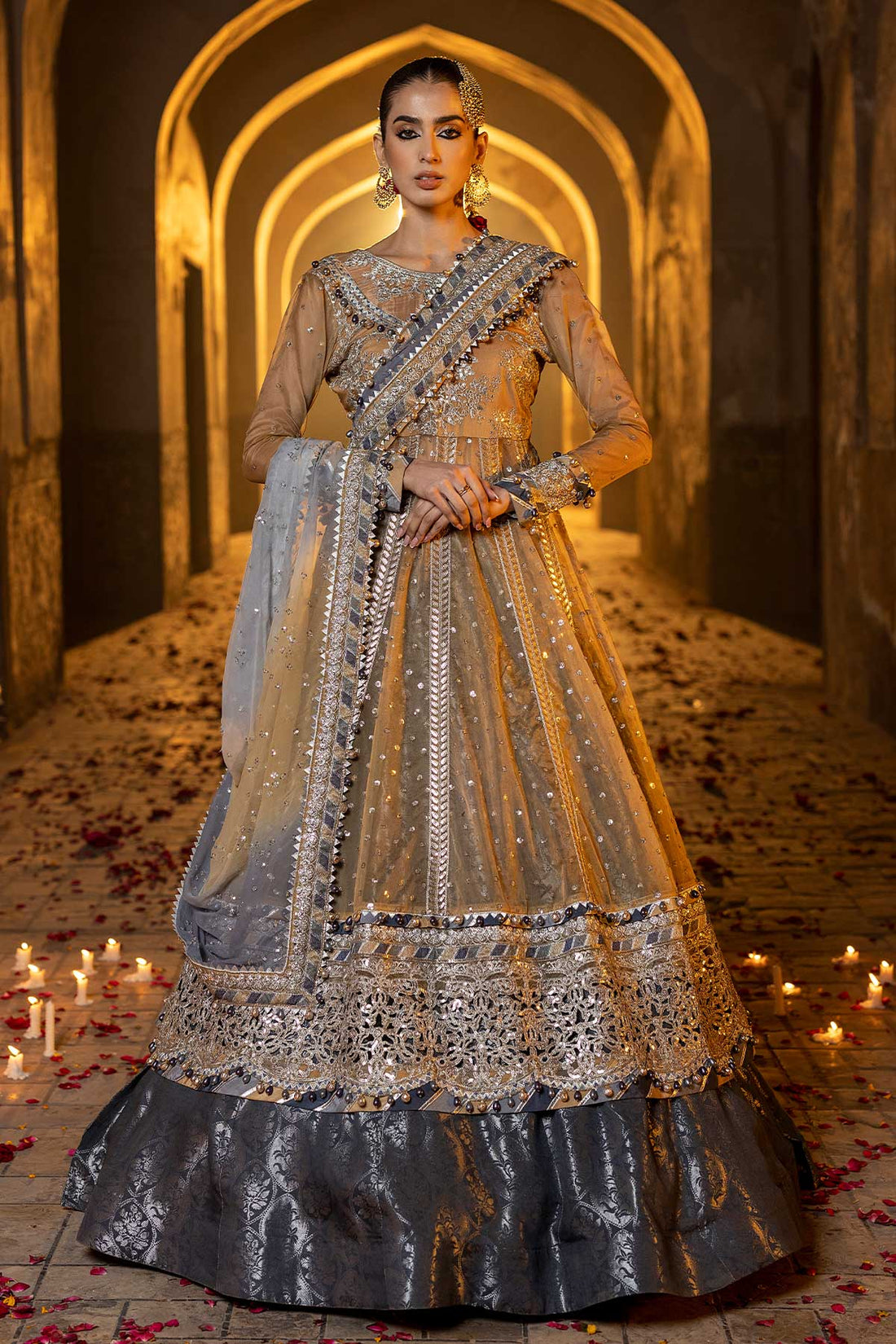 Raeesa Premium | Saf e Awwal Wedding Formals | D-8 - House Of Anaya