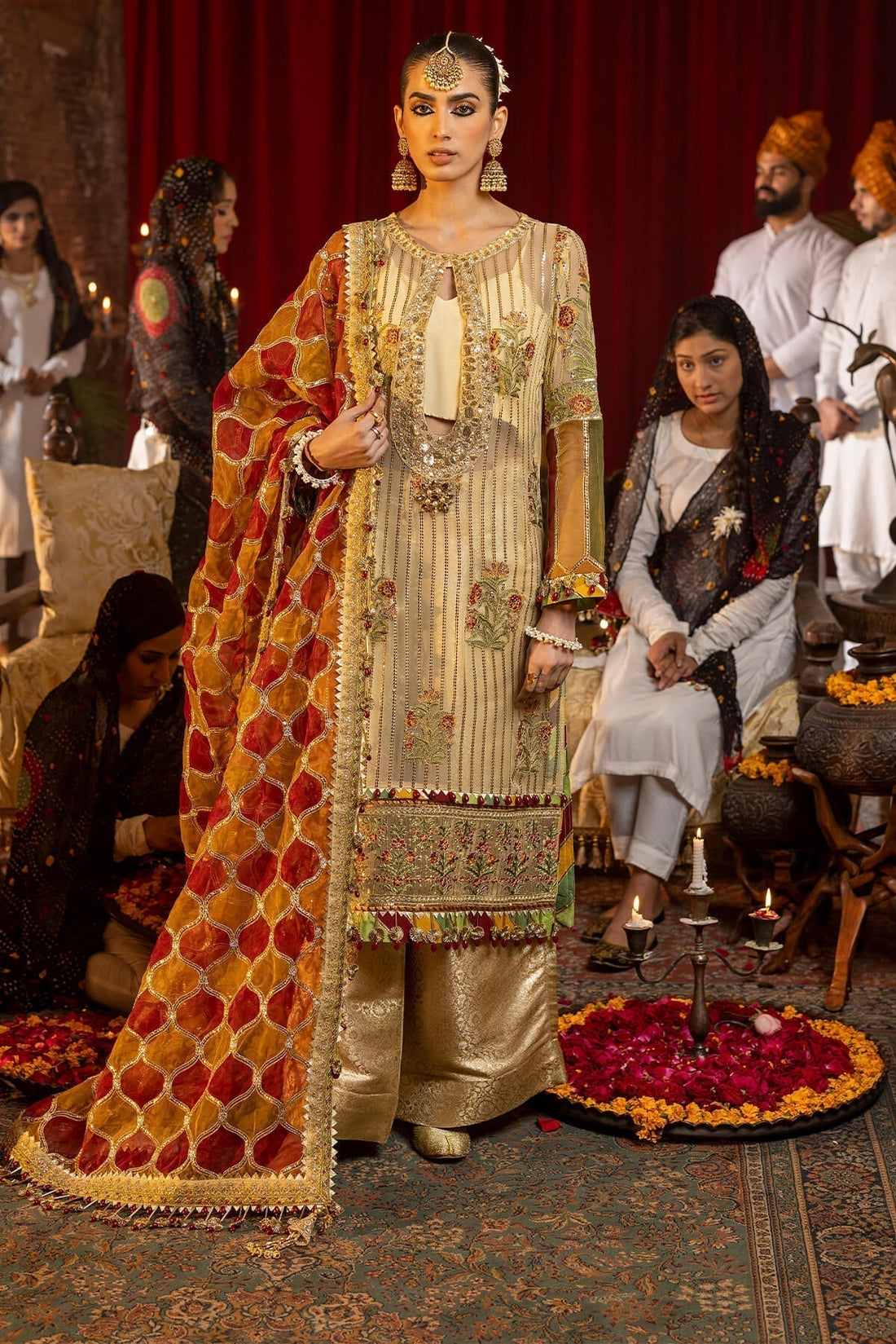 Raeesa Premium | Saf e Awwal Wedding Formals | D-7 - House Of Anaya