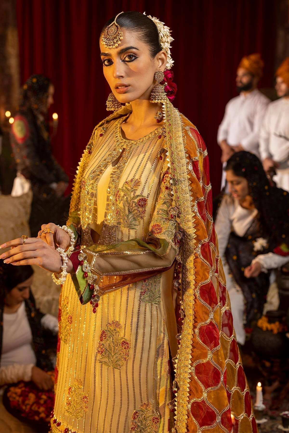 Raeesa Premium | Saf e Awwal Wedding Formals | D-7 - House Of Anaya