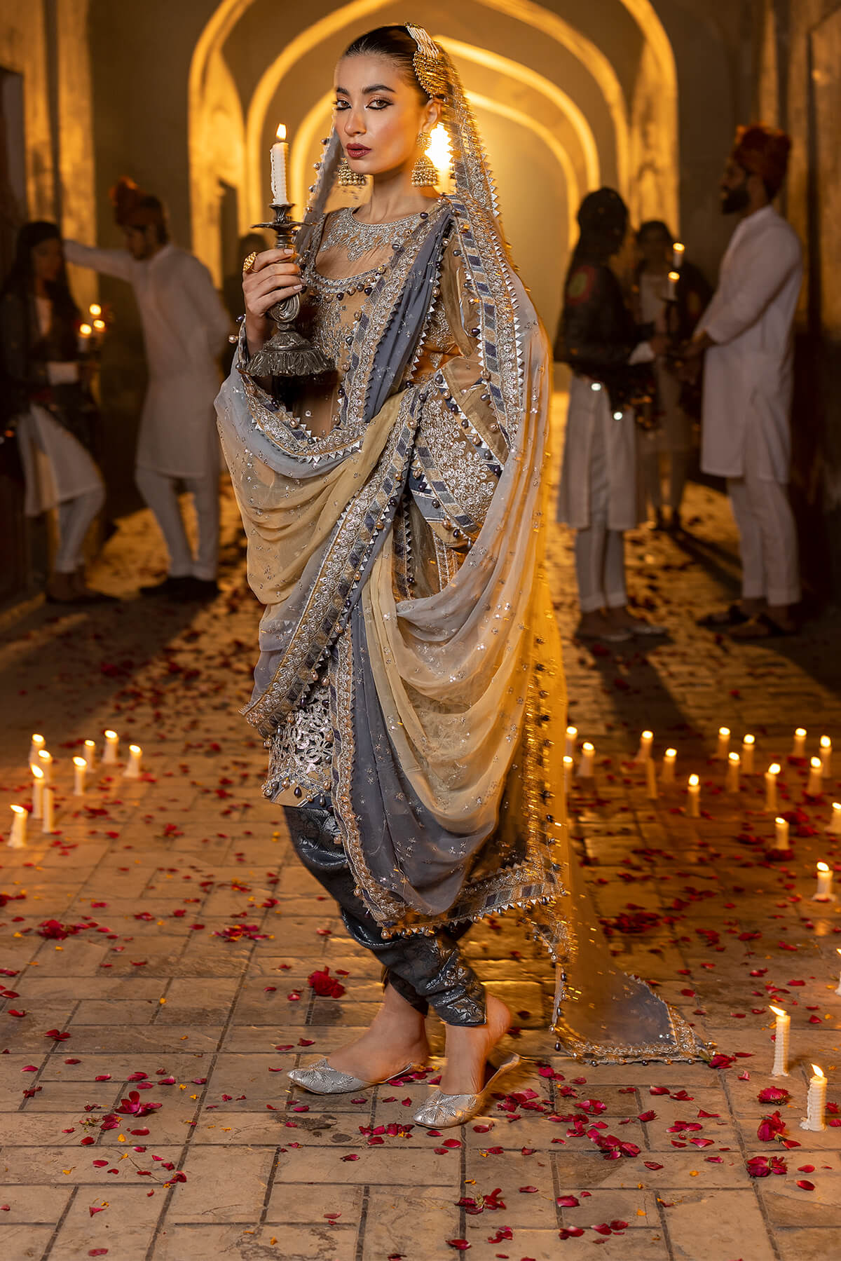 Raeesa Premium | Saf e Awwal Wedding Formals | D-8 - House Of Anaya